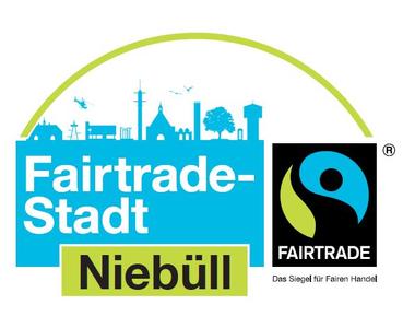 Bild vergrößern: fairtrade town niebuell logo
